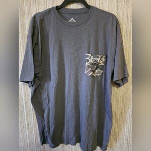 BURLEBO Charcoal Camo Pocket Men's Tee
